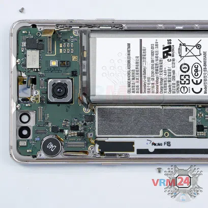 How to disassemble Samsung Galaxy Note FE SM-N935, Step 10/2