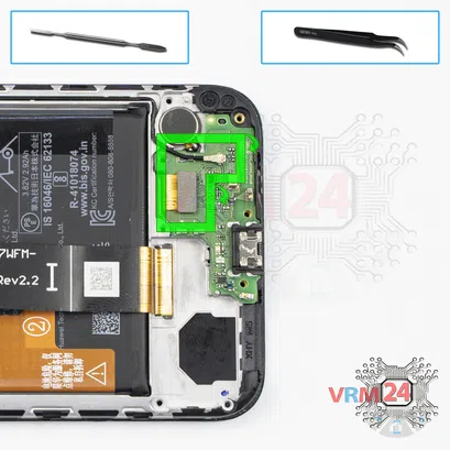 How to disassemble Huawei Y5 (2019), Step 8/1