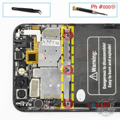 How to disassemble uleFone T1, Step 4/1