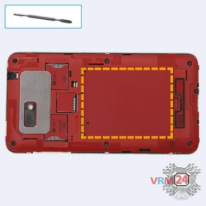 How to disassemble HTC Desire 400, Step 2/1