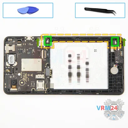 Cómo desmontar ZTE Blade A31 Plus, Paso 6/1