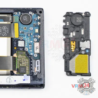 Cómo desmontar Samsung Galaxy Note 10 SM-N970, Paso 7/2