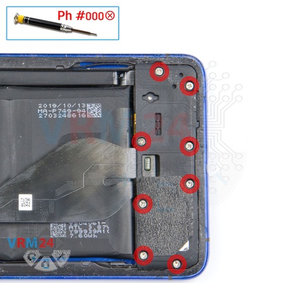 How to disassemble Realme X2 Pro, Step 7/1
