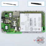 How to disassemble Lenovo A606, Step 7/1