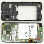 Как разобрать Alcatel OT PIXI 3 5017X, Шаг 4/2