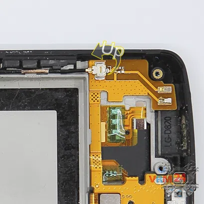 Cómo desmontar LG Nexus 5 D821, Paso 6/4