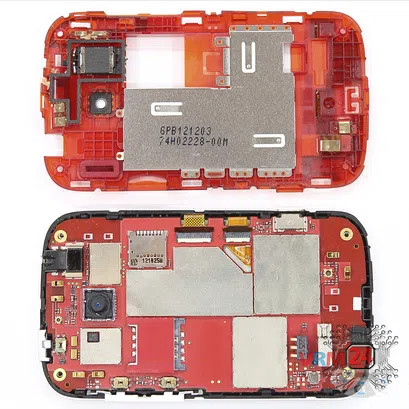 How to disassemble HTC Desire C, Step 4/2
