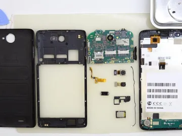 Cómo desmontar Highscreen Omega Prime XL