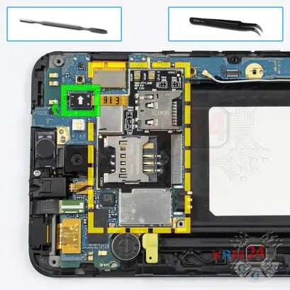 Cómo desmontar Samsung Galaxy Note SGH-i717, Paso 6/1