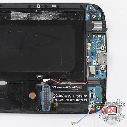 How to disassemble Samsung Galaxy S6 SM-G920, Step 9/3