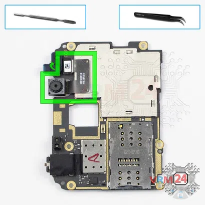 Cómo desmontar Asus ZenFone 3 Laser ZC551KL, Paso 17/1