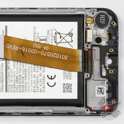 Cómo desmontar Samsung Galaxy M01 SM-M015, Paso 14/3