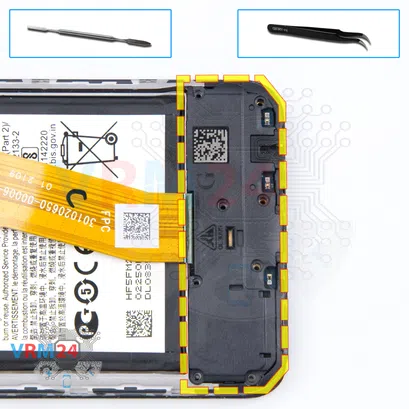 Cómo desmontar Samsung Galaxy A02s SM-A025, Paso 8/1