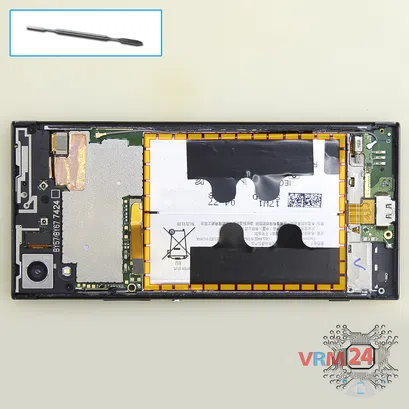 Cómo desmontar Sony Xperia XA1, Paso 6/1
