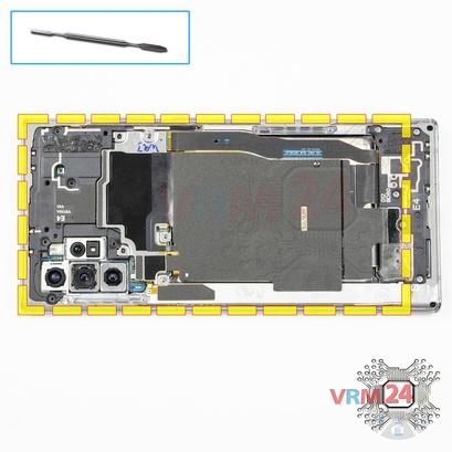 How to disassemble Samsung Galaxy Note 10 Plus SM-N975, Step 5/1