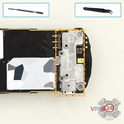 How to disassemble Nokia 8600 LUNA RM-164, Step 11/1