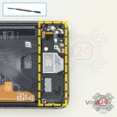 How to disassemble Huawei Mate 20 Pro, Step 13/1