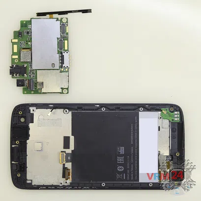 How to disassemble HTC Desire 326G, Step 10/3