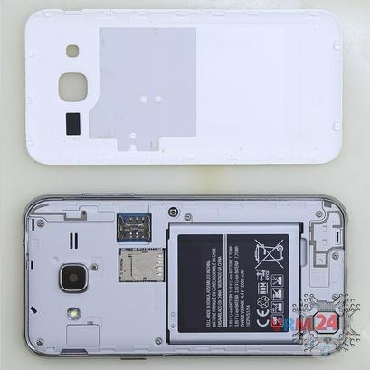 How to disassemble Samsung Galaxy J2 SM-J200, Step 1/1