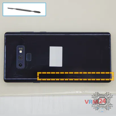 How to disassemble Samsung Galaxy Note 9 SM-N960, Step 2/1
