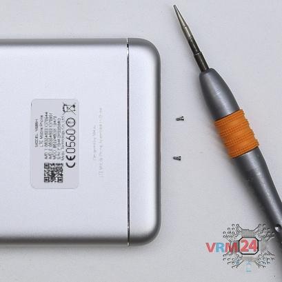 How to disassemble Meizu M3s mini Y685H, Step 2/2