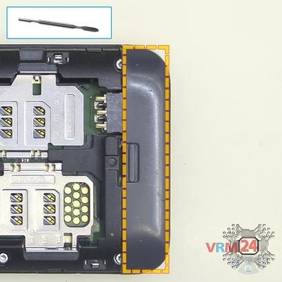 How to disassemble Nokia 230 RM-1172, Step 4/1