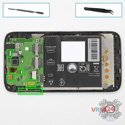 How to disassemble Lenovo A850, Step 7/1