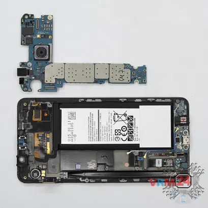 How to disassemble Samsung Galaxy Note 5 SM-N920, Step 6/2