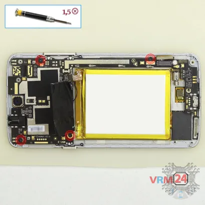 Как разобрать ZTE Axon Mini, Шаг 12/1