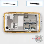 How to disassemble LG L40 Dual D170, Step 4/1