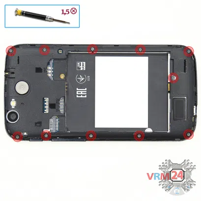 How to disassemble Fly IQ458 Quad EVO Tech 2, Step 3/1