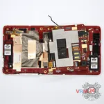 How to disassemble HTC Desire 600, Step 9/2