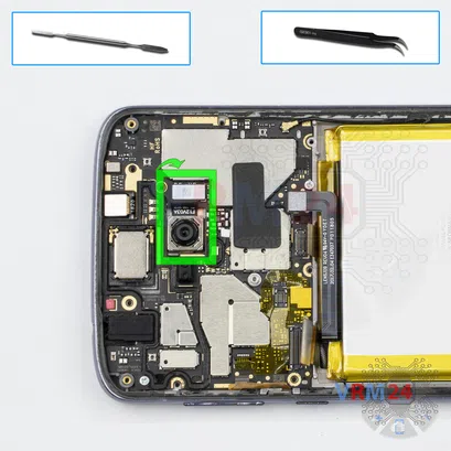 Como desmontar Motorola Moto E5 Plus XT1924 por si mesmo, Passo 17/1