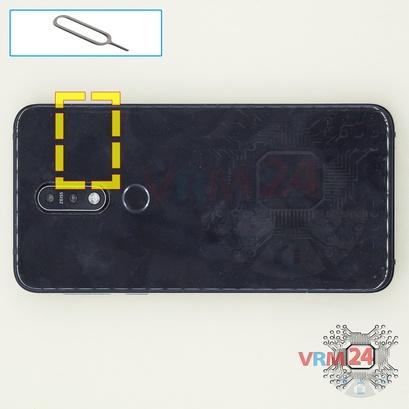 How to disassemble Nokia 7.1 TA-1095, Step 1/1