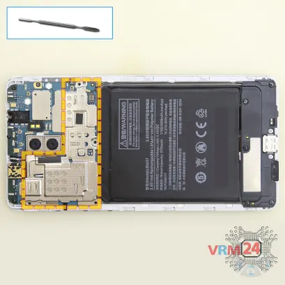 How to disassemble Xiaomi Mi 5S Plus, Step 6/1