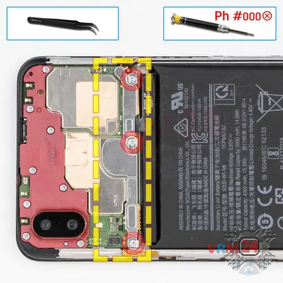 Como desmontar Samsung Galaxy A10s SM-A107 por si mesmo, Passo 5/1