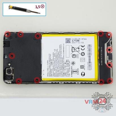 Как разобрать Asus ZenFone 4 Max ZC520KL, Шаг 3/1
