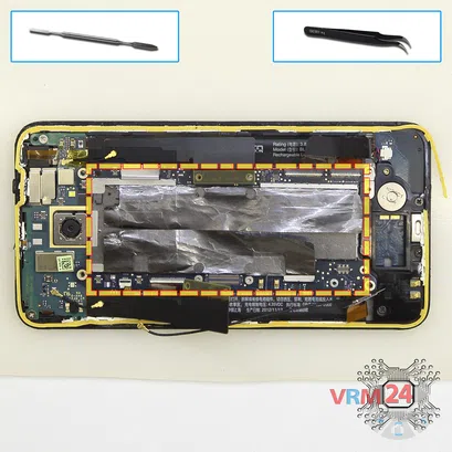 How to disassemble HTC Butterfly, Step 10/1