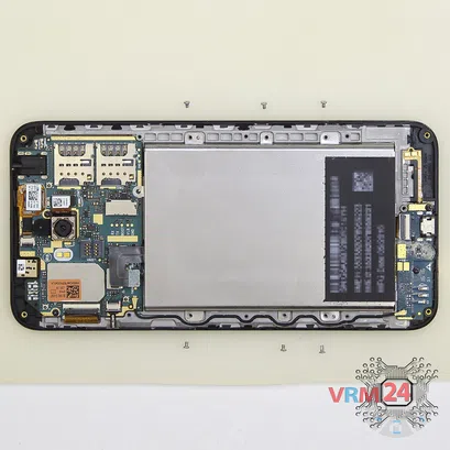 Cómo desmontar Asus ZenFone Max ZC550KL, Paso 5/2