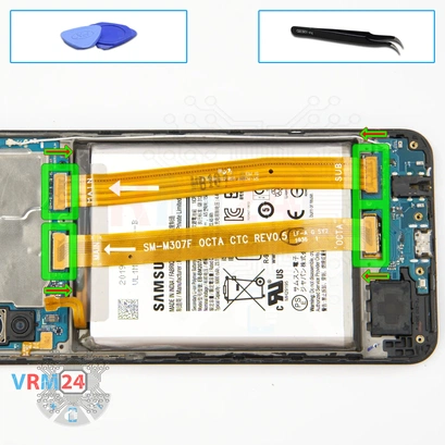 How to disassemble Samsung Galaxy M30s SM-M307, Step 10/1