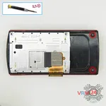 How to disassemble Nokia 6700 slide RM-576, Step 9/1