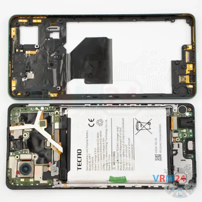 Как разобрать Tecno Pova 6, Шаг 7/2