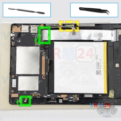 How to disassemble Asus ZenPad 10 Z300CG, Step 10/1