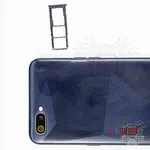 How to disassemble Realme C2, Step 1/2
