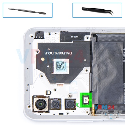How to disassemble Xiaomi Redmi Note 10 5G, Step 7/1