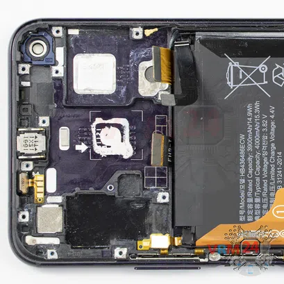 How to disassemble Huawei Honor 20 Pro, Step 13/2