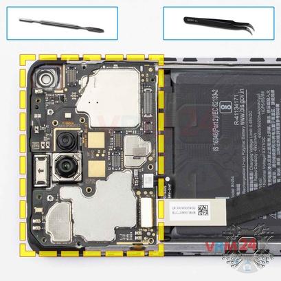 How to disassemble Xiaomi RedMi Note 9, Step 19/1