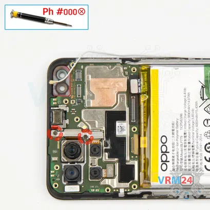 How to disassemble Oppo Reno4 Lite, Step 16/1