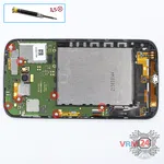 How to disassemble Alcatel OT POP C9 7047D, Step 6/1