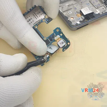 Cómo desmontar Samsung Galaxy A73 SM-A736, Paso 17/3